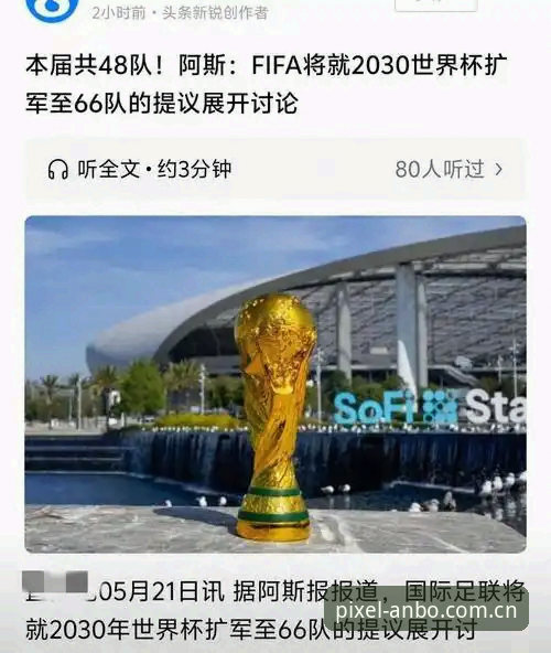 揭秘2030年世界杯扩军66队：中国男足重返舞台的绝佳机会？